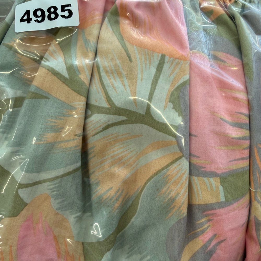 Free People Sz medium Deserted Island Mini Dress‎ Rainforest Floral Tie Rope - Picture 5 of 5